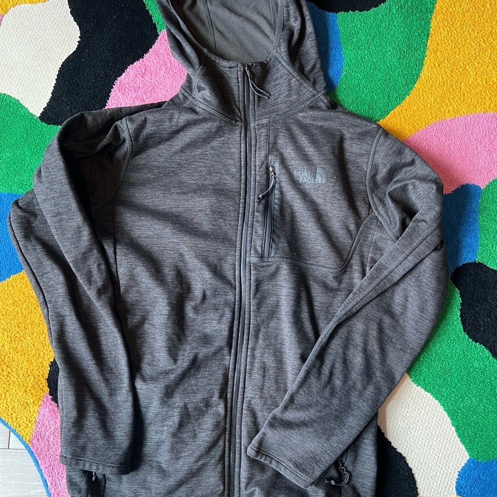 The North Face Charcoal Full-Zip Hoodie